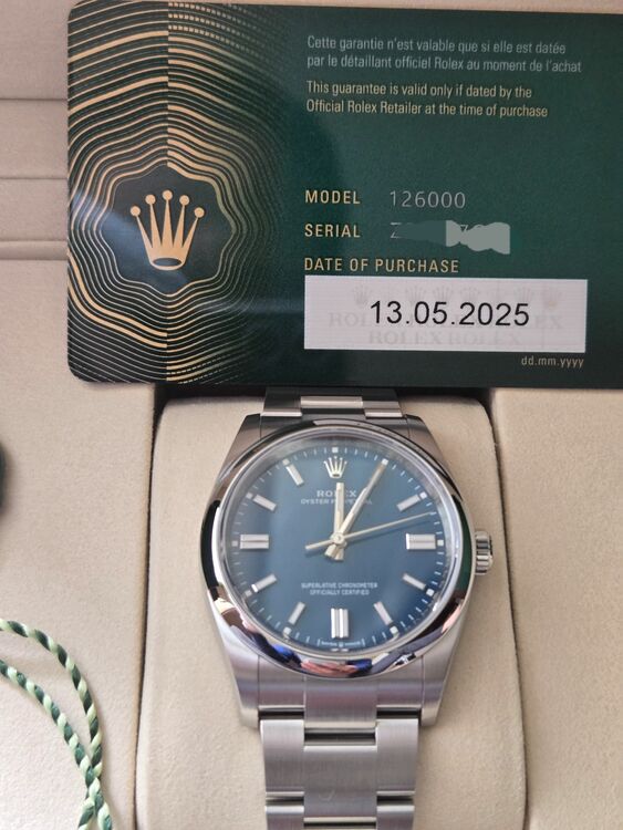 オイスターパペチュアル（高級時計）の商品画像 - 査定依頼日：2025年10月26日 - 最高査定価格：1,300,000円