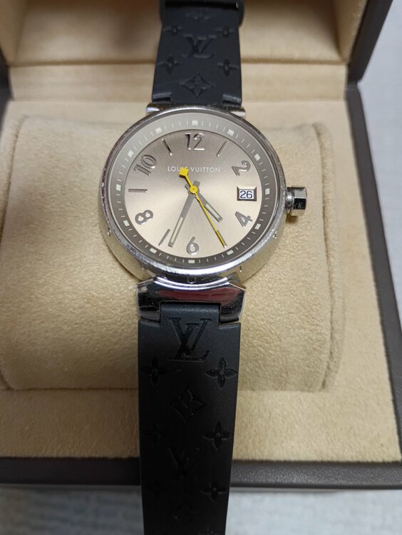ルイヴィトンタンブ－ル（高級時計）の商品画像 - 査定依頼日：2026年2月28日 - 最高査定価格：100,000円