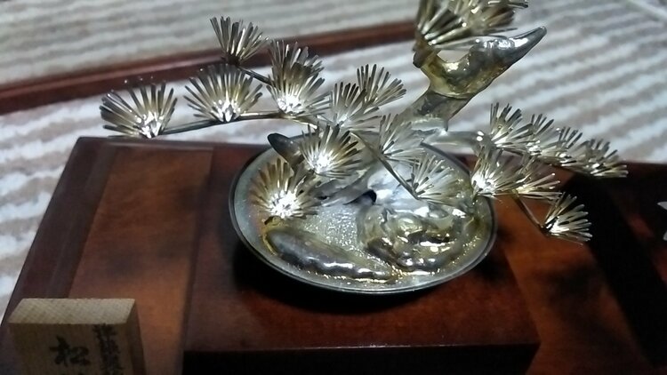 松竹梅純銀仕上げ（美術品・骨董品）の商品画像 - 査定依頼日：2026年3月24日 - 最高査定価格：100,000円