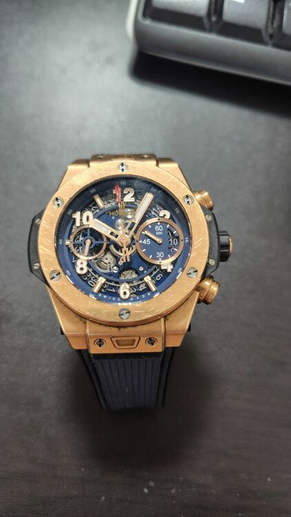 ビッグバンウニコ キングゴールド ブルー（高級時計）の商品画像 - 査定依頼日：2025年8月28日 - 最高査定価格：2,500,000円