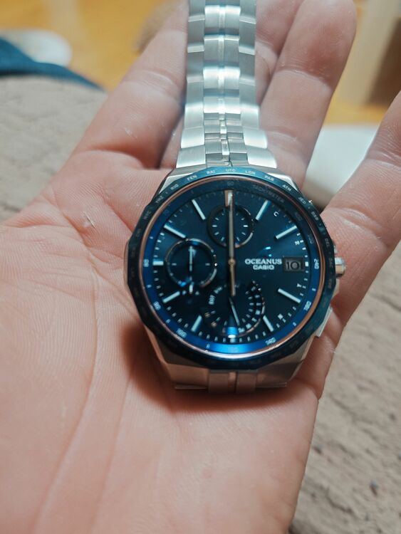 カシオ　オシアナスマンタ（高級時計）の商品画像 - 査定依頼日：2025年9月6日 - 最高査定価格：30,000円