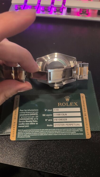 ロレックス サブマリーナー ref.116（高級時計）の商品画像 - 査定依頼日：2026年3月18日 - 最高査定価格：100,000円