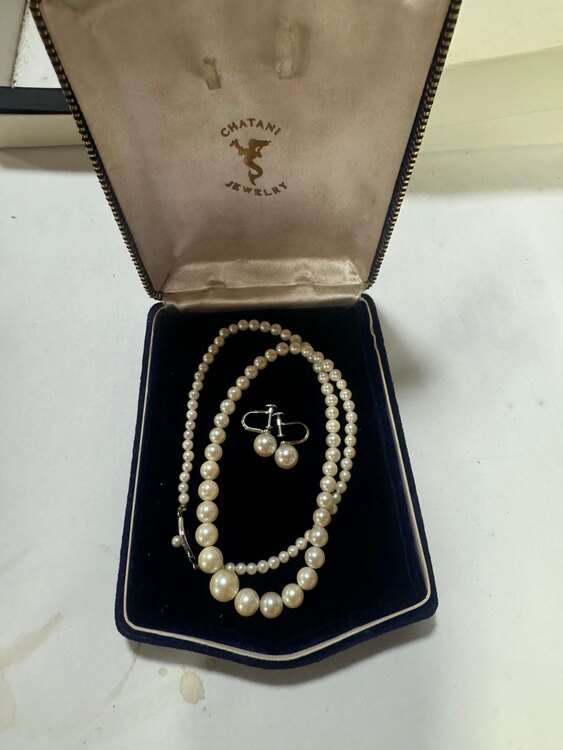 本真珠ネックレス、イヤリングセット（宝石）の商品画像 - 査定依頼日：2024年9月26日