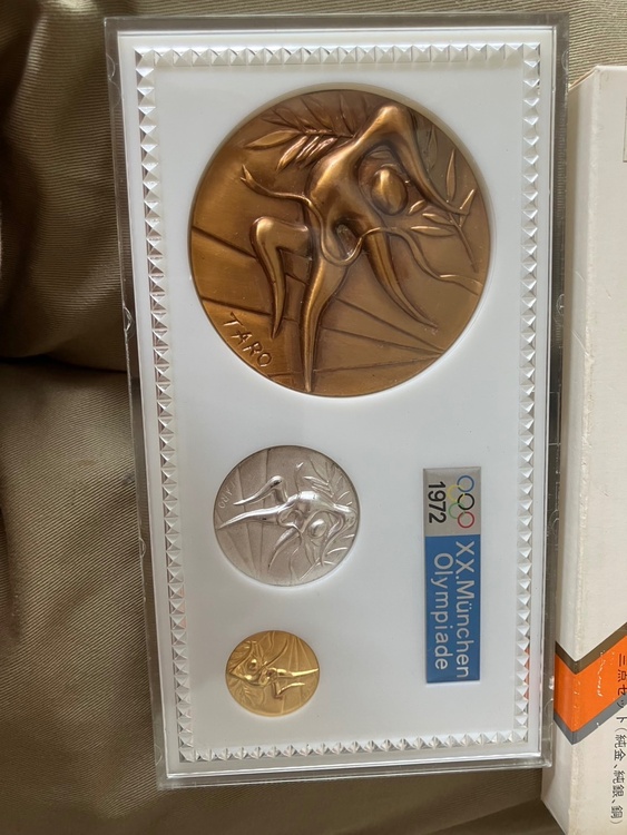 ミュンヘンオリンピック記念メダル3点セット（金・貴金属）の商品画像 - 査定依頼日：2026年6月15日 - 最高査定価格：420,000円