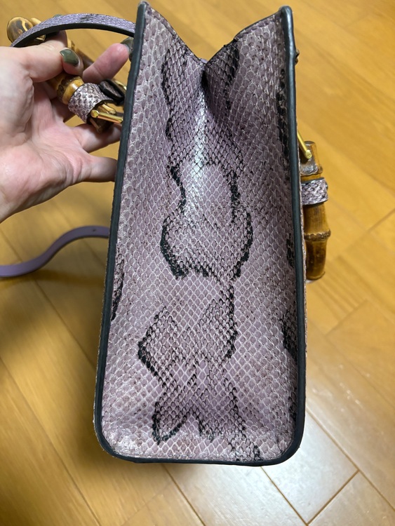 グッチ ダイアナ トート パイソン 2WAYハンドバッグ ピンク（ブランドバッグ）の商品画像 - 査定依頼日：2025年11月2日 - 最高査定価格：190,000円