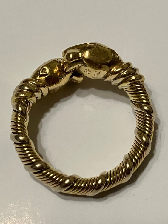 カルティエ リング パンテール クーガー K18YG、K18WG、K18PG（金・貴金属）の商品画像 - 査定依頼日：2024年11月17日 - 最高査定価格：400,000円