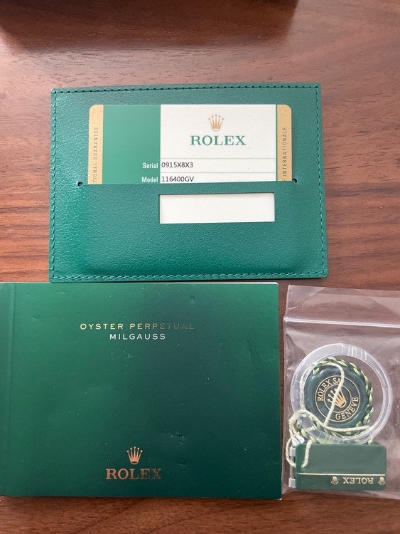 ロレックス ミルガウス 116400gu（高級時計）の商品画像 - 査定依頼日：2025年8月28日 - 最高査定価格：1,650,000円