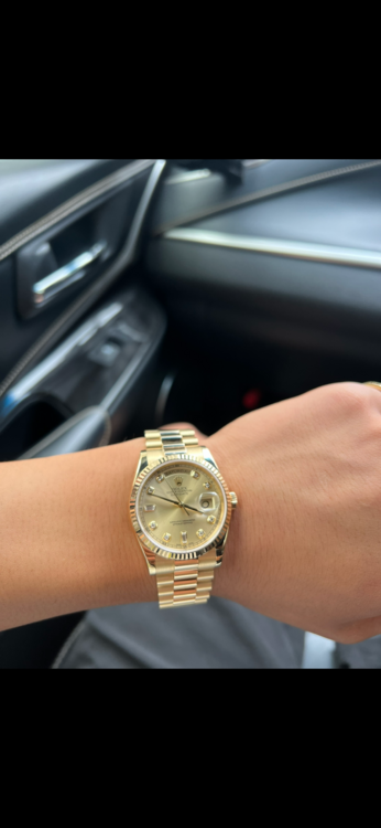 ロレックス デイデイト 118238a（高級時計）の商品画像 - 査定依頼日：2024年12月27日 - 最高査定価格：3,550,000円