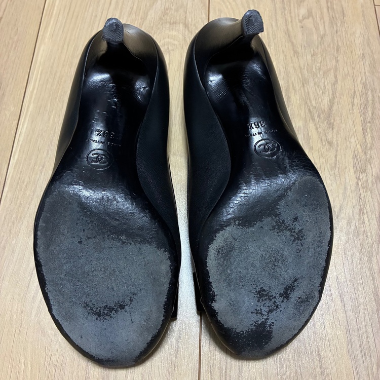 リボンパンプス（古着・ファッション）の商品画像 - 査定依頼日：2025年12月9日 - 最高査定価格：5,000円