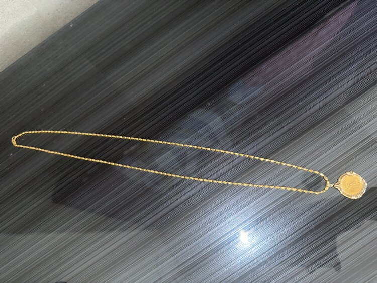 k18 コインネックレス（金・貴金属）の商品画像 - 査定依頼日：2025年3月18日 - 最高査定価格：225,000円