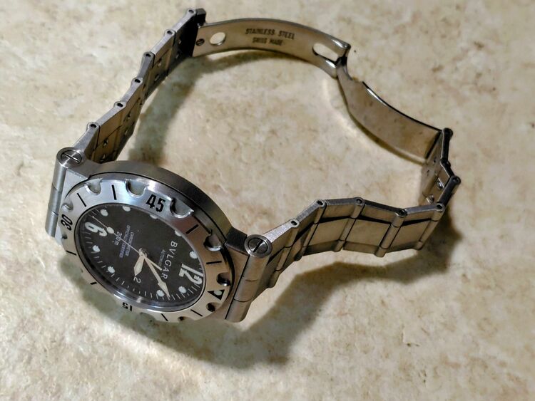 ブルガリ ディアゴノ SD 38S BO30306（高級時計）の商品画像 - 査定依頼日：2025年7月20日 - 最高査定価格：130,000円