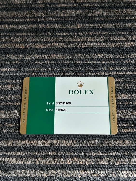 コスモグラフデイトナ（高級時計）の商品画像 - 査定依頼日：2025年6月30日 - 最高査定価格：3,800,000円