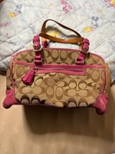 ピンクボストンバッグ（ブランドバッグ）の商品画像 - 査定依頼日：2026年2月16日 - 最高査定価格：1,500円