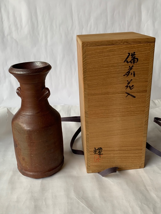 備前焼花入（美術品・骨董品）の商品画像 - 査定依頼日：2026年1月19日 - 最高査定価格：2,000円