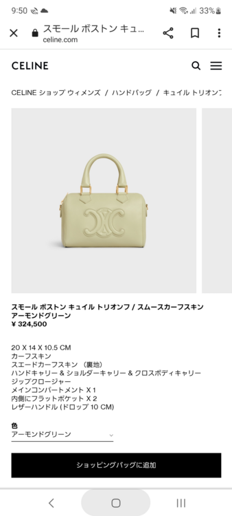 セリーヌ（ブランドバッグ）の商品画像 - 査定依頼日：2026年8月8日 - 最高査定価格：200,000円