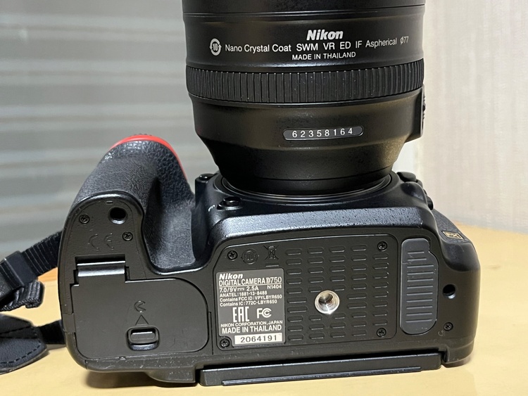 D750（カメラ）の商品画像 - 査定依頼日：2026年6月9日 - 最高査定価格：70,100円