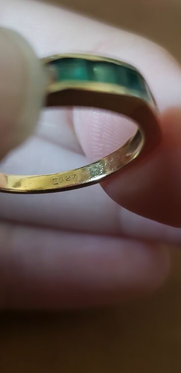 エメラルド ダイアモンド リング（宝石）の商品画像 - 査定依頼日：2025年7月30日 - 最高査定価格：30,000円