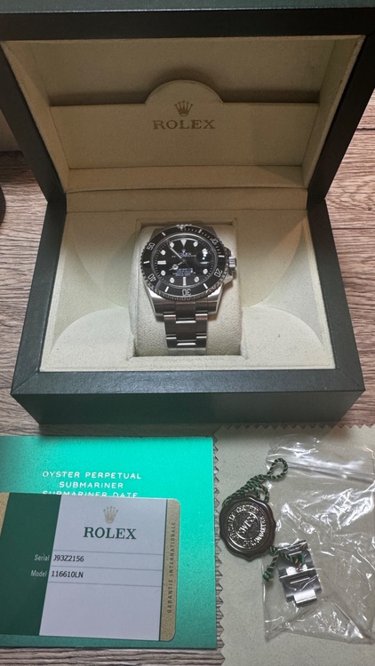 ロレックス サブマリーナー ロ 116610LN（高級時計）の商品画像 - 査定依頼日：2026年4月25日 - 最高査定価格：1,950,000円