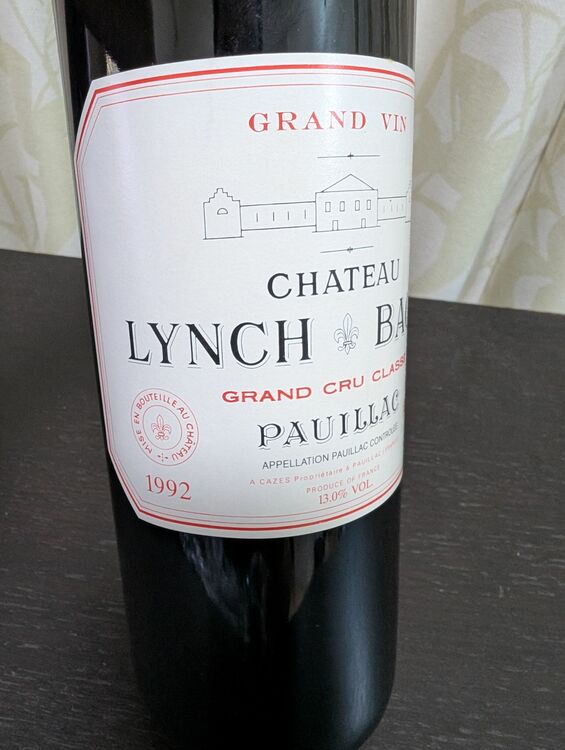 シャトーランシュ・バージュ1992（お酒）の商品画像 - 査定依頼日：2025年9月2日 - 最高査定価格：6,500円