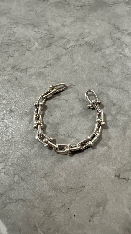 Tiffany ハードウェア ラージリンク ブレスレット（金・貴金属）の商品画像 - 査定依頼日：2025年10月10日 - 最高査定価格：200,000円