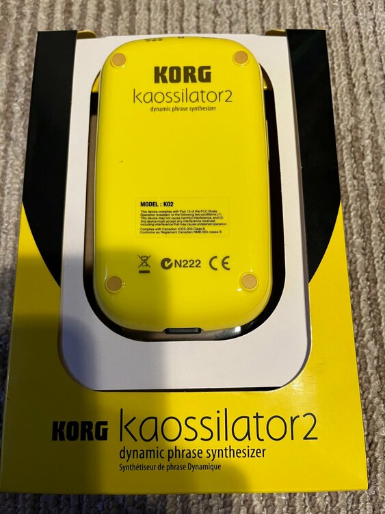 KORG kaossilator 2（ピアノ・楽器・PA機材）の商品画像 - 査定依頼日：2026年3月28日 - 最高査定価格：10,000円
