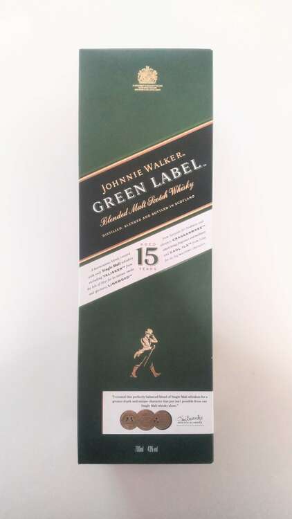 ジョニーウォーカーグリーンラベル（お酒）の商品画像 - 査定依頼日：2025年3月26日 - 最高査定価格：2,800円
