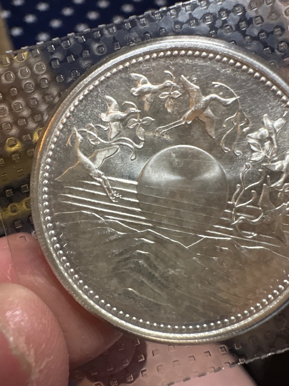 天皇陛下御在位60年記念硬貨10万円（金・貴金属）の商品画像 - 査定依頼日：2025年11月29日 - 最高査定価格：10,000円