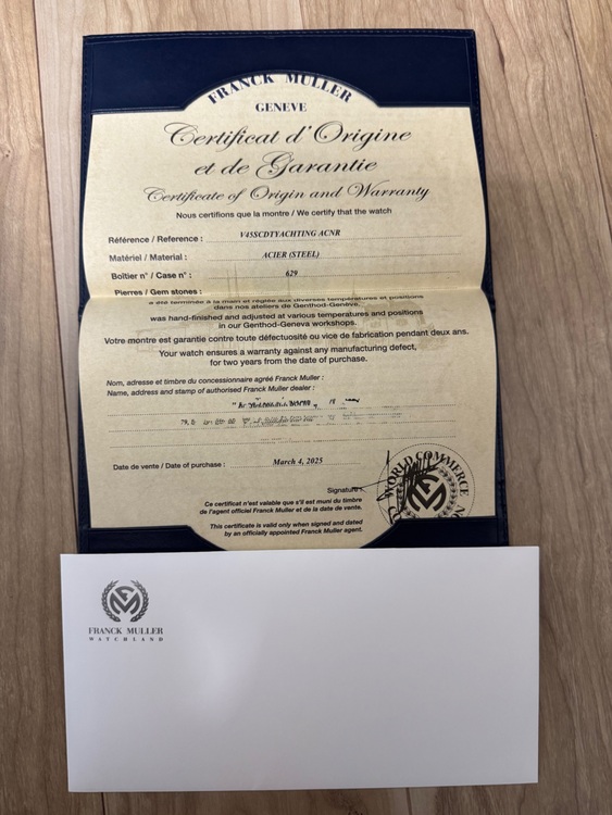 ヴァンガード　ヨッティング（高級時計）の商品画像 - 査定依頼日：2025年6月24日 - 最高査定価格：550,000円