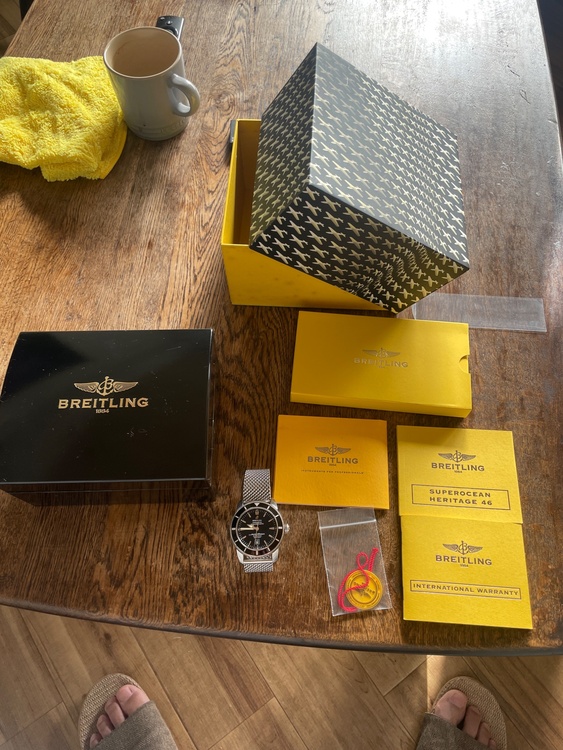 スーパーオーシャンヘリテージ46（高級時計）の商品画像 - 査定依頼日：2026年1月29日 - 最高査定価格：350,000円