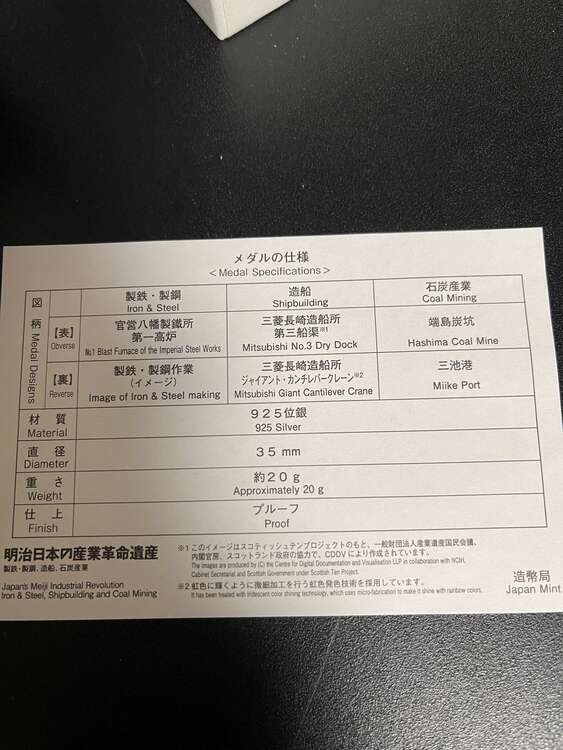 世界文化遺産プルーフメダル3点セット（金・貴金属）の商品画像 - 査定依頼日：2025年4月19日 - 最高査定価格：6,000円