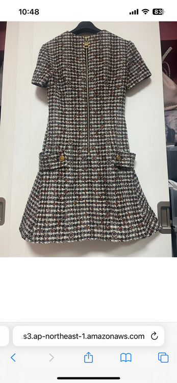 ツイードモノグラムワンピース　RW222W JM9 FNDR50（古着・ファッション）の商品画像 - 査定依頼日：2025年7月29日 - 最高査定価格：65,000円