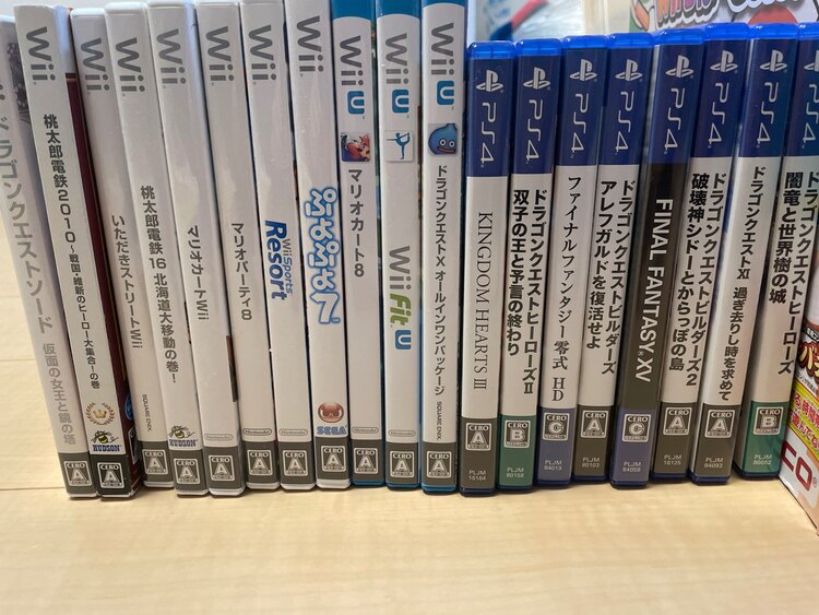 Wii U、Wii、PS4のソフト（ゲーム機本体・ゲームソフト）の商品画像 - 査定依頼日：2023年12月2日 - 最高査定価格：3,200円