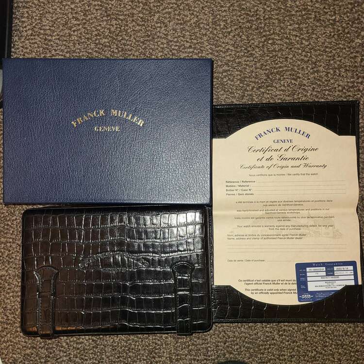 フランクミュラー ロングアイランド FR　1000SCD　1（高級時計）の商品画像 - 査定依頼日：2025年2月25日 - 最高査定価格：1,050,000円