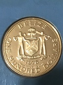 Belize 100ドル1976年Proof（金・貴金属）の商品画像 - 査定依頼日：2026年3月2日 - 最高査定価格：450,000円