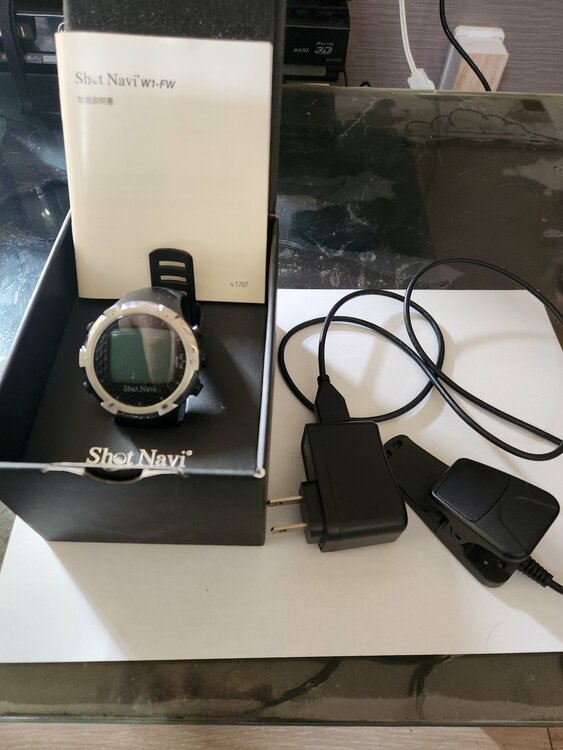 ShotNavi  W1-FW ブラック（ゴルフ用品）の商品画像 - 査定依頼日：2026年1月15日 - 最高査定価格：2,000円
