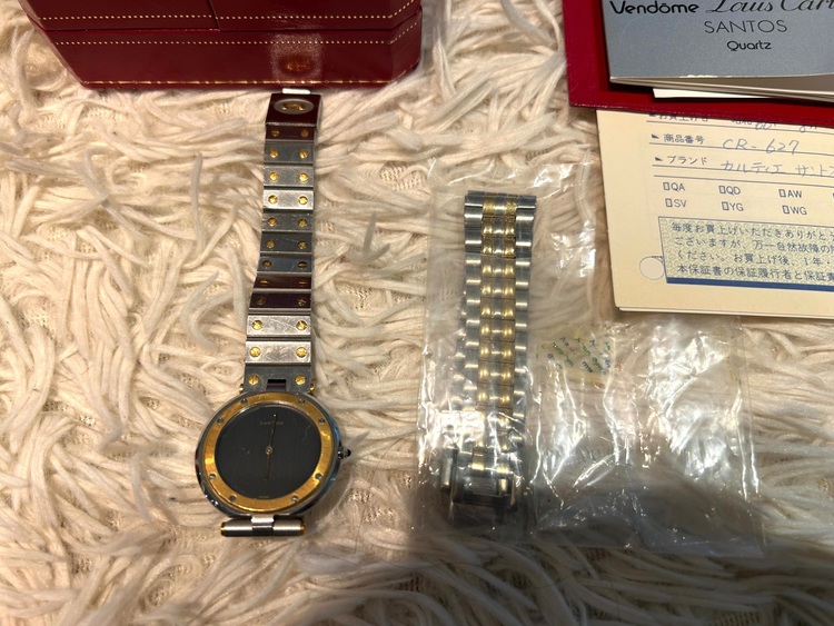 カルティエ サントス 304148（高級時計）の商品画像 - 査定依頼日：2025年6月11日 - 最高査定価格：500,000円