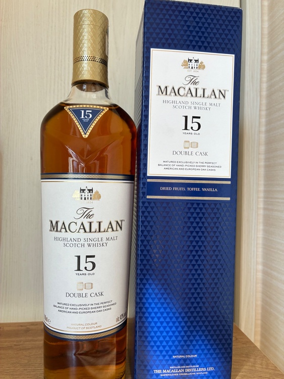 マッカラン　ダブルカスク15年（お酒）の商品画像 - 査定依頼日：2026年3月31日 - 最高査定価格：11,000円