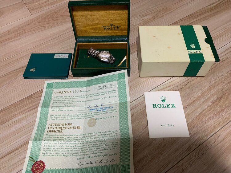ロレックス デイトジャスト 160（高級時計）の商品画像 - 査定依頼日：2025年3月10日 - 最高査定価格：620,000円