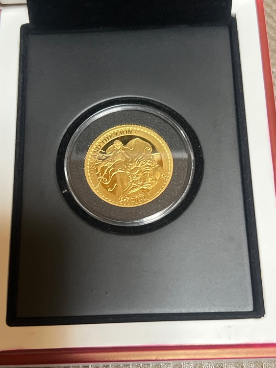 ウナとライオン 4分の1オンス（金・貴金属）の商品画像 - 査定依頼日：2026年1月5日 - 最高査定価格：180,000円