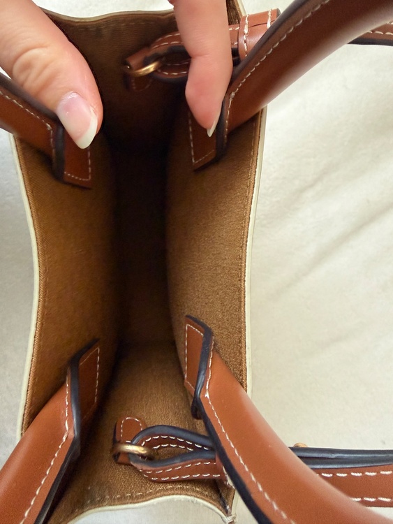 セリーヌ　ミニバーティカルカバ　2way ショルダーバッグ　ホワイト（ブランドバッグ）の商品画像 - 査定依頼日：2026年3月21日 - 最高査定価格：100,000円