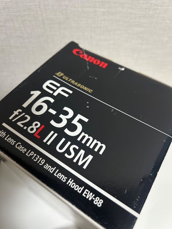 Canon EF 16-35mm f/2.8L II USM（元箱・説明書付）（カメラ）の商品画像 - 査定依頼日：2026年4月5日 - 最高査定価格：46,000円
