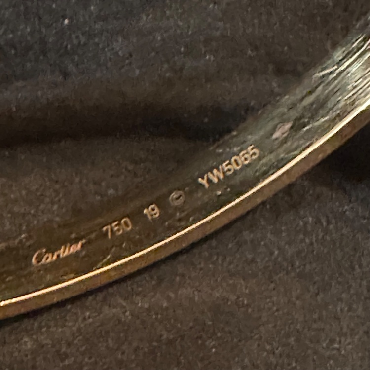 カルティエ　ラブブレス（金・貴金属）の商品画像 - 査定依頼日：2026年2月3日 - 最高査定価格：650,000円