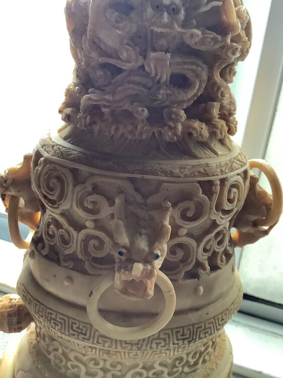 象牙置物（美術品・骨董品）の商品画像 - 査定依頼日：2025年5月11日 - 最高査定価格：8,000円