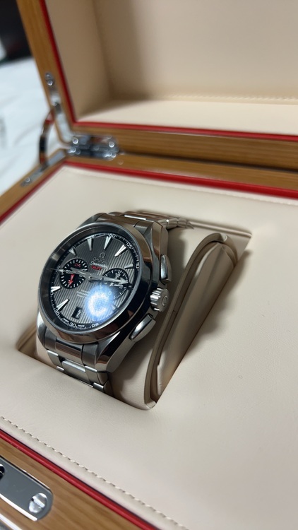 オメガ シーマスター アクアテラ　GMT15（高級時計）の商品画像 - 査定依頼日：2025年6月30日 - 最高査定価格：580,000円