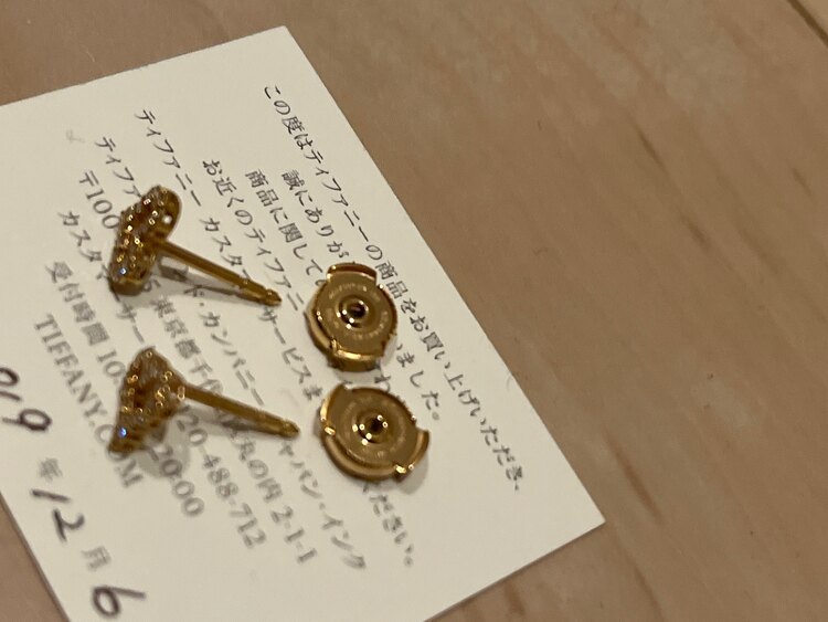 ティファニー　センチメンタルハート　ピアス（金・貴金属）の商品画像 - 査定依頼日：2023年11月23日 - 最高査定価格：43,000円