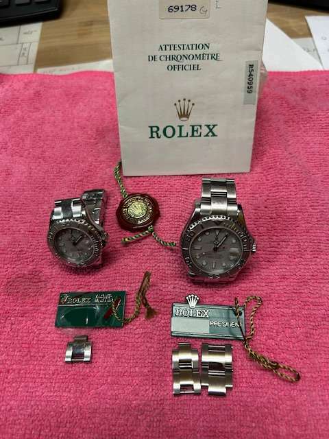 ロレックス ヨットマスター ボーイズ　1本　レディース　1本（高級時計）の商品画像 - 査定依頼日：2025年5月12日 - 最高査定価格：1,800,000円