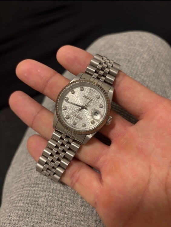 ロレックス デイトジャスト ロ（高級時計）の商品画像 - 査定依頼日：2025年6月3日 - 最高査定価格：1,200,000円