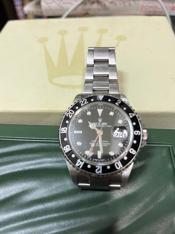 ロレックス GMTマスター 1671（高級時計）の商品画像 - 査定依頼日：2025年9月28日 - 最高査定価格：1,900,000円