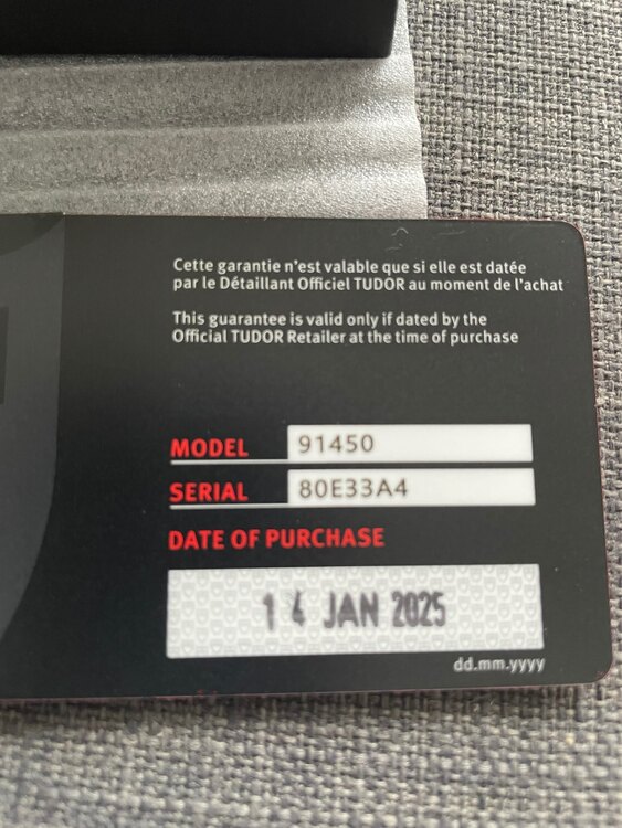チューダー その他 M91450-000（高級時計）の商品画像 - 査定依頼日：2025年1月31日 - 最高査定価格：250,000円