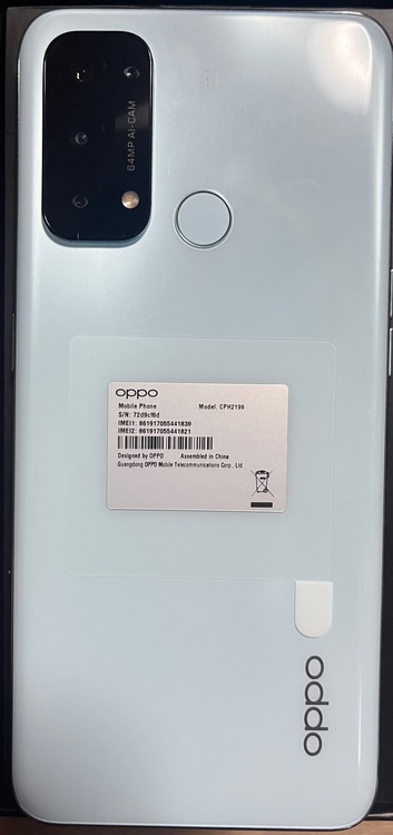 OPPO OPPO Reno5 A 【SIMフリー】OPPO Reno5 A（スマホ）の商品画像 - 査定依頼日：2026年6月3日 - 最高査定価格：3,500円